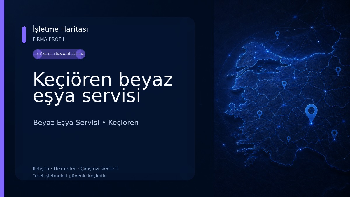 Keçiören beyaz eşya servisi