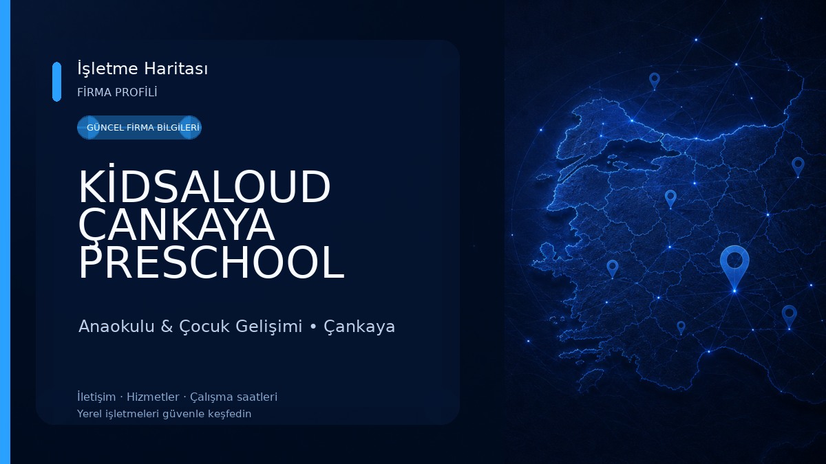 KİDSALOUD ÇANKAYA PRESCHOOL