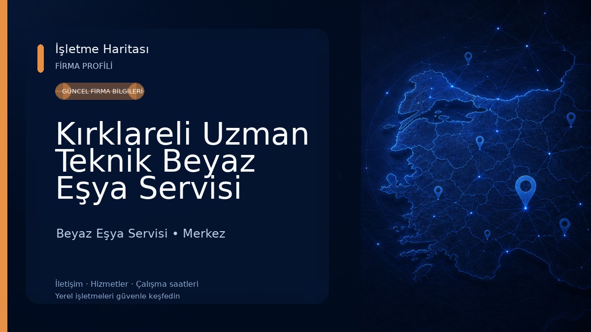 Kırklareli Uzman Teknik Beyaz Eşya Servisi Beyaz Eşya Servisi