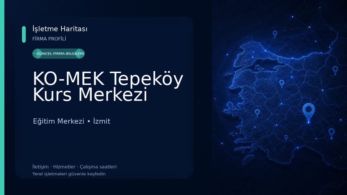 KO-MEK Tepeköy Kurs Merkezi