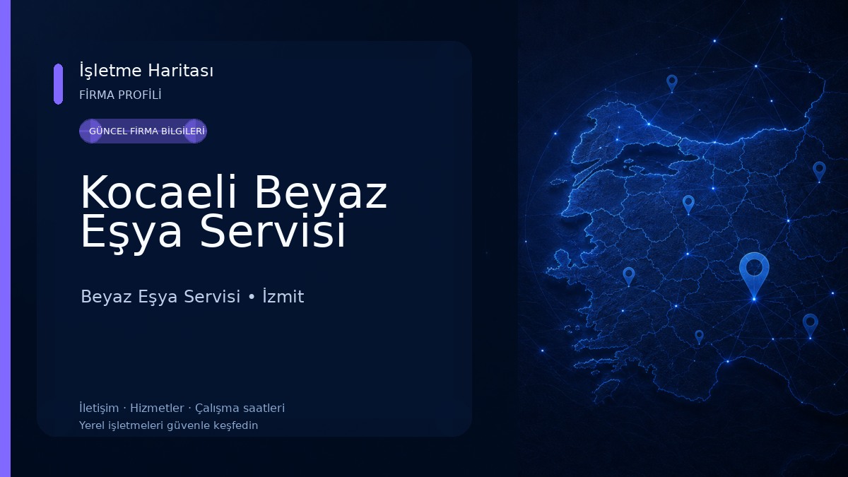 Kocaeli Beyaz Eşya Servisi