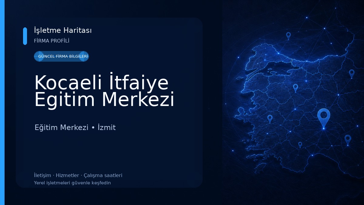 Kocaeli İtfaiye Egitim Merkezi Eğitim Merkezi