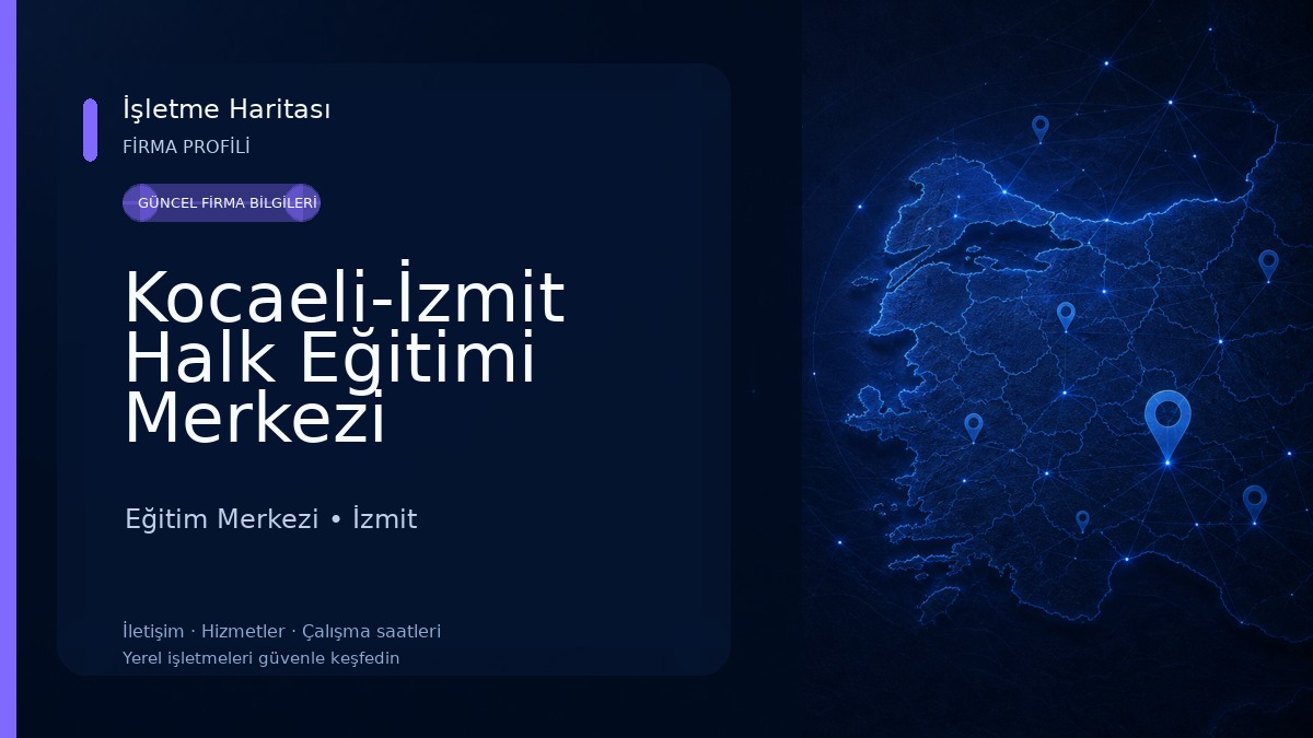 Kocaeli-İzmit Halk Eğitimi Merkezi