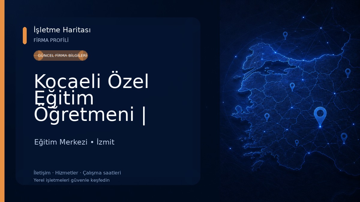 Kocaeli Özel Eğitim Öğretmeni | Burhan Hoca Eğitim Merkezi