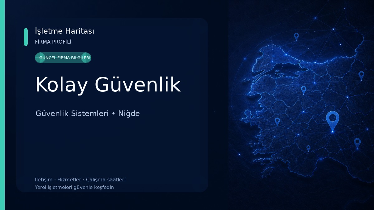 Kolay Güvenlik Güvenlik Sistemleri