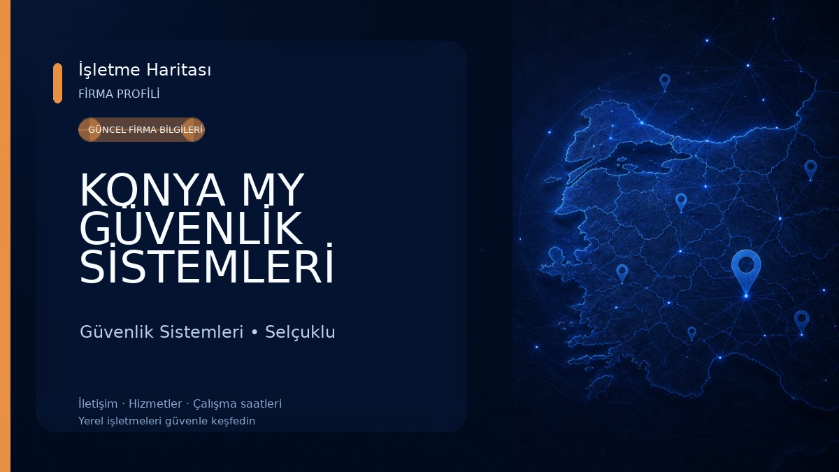 KONYA MY GÜVENLİK SİSTEMLERİ Güvenlik Sistemleri