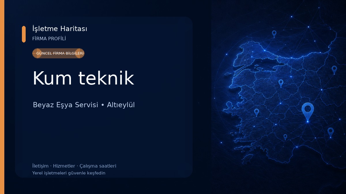 Kum teknik Beyaz Eşya Servisi