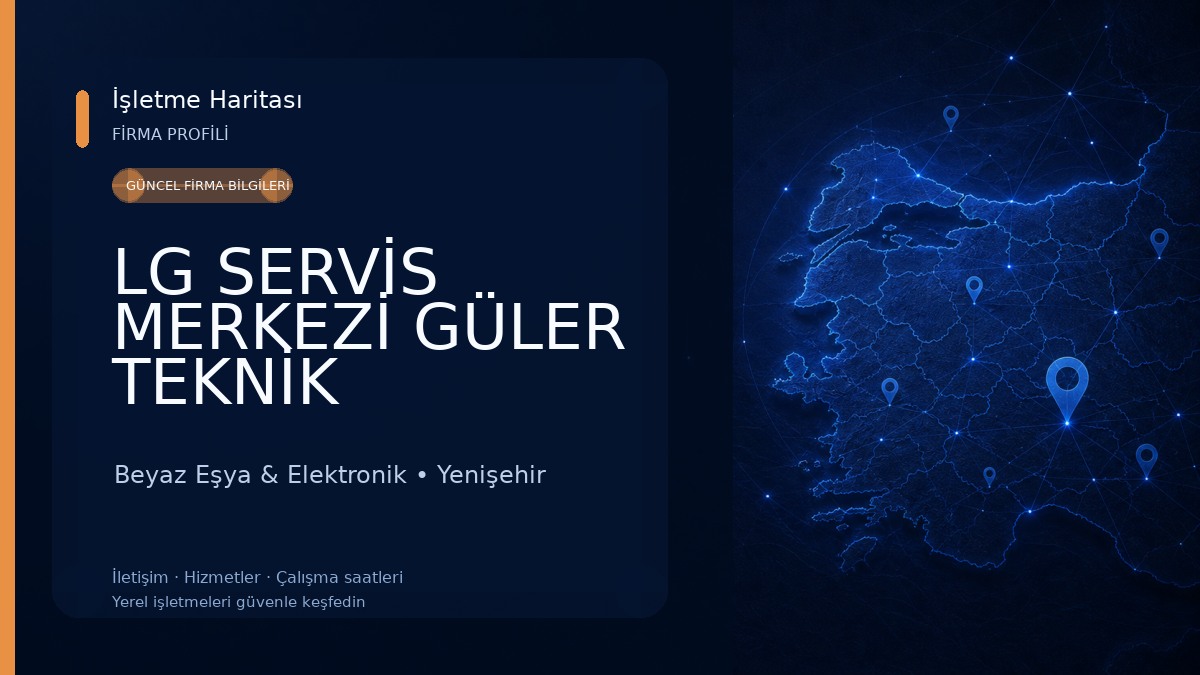 LG SERVİS MERKEZİ GÜLER TEKNİK Beyaz Eşya & Elektronik