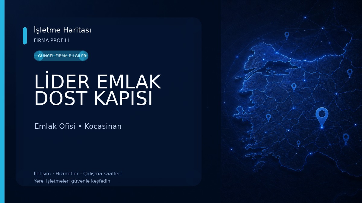LİDER EMLAK DOST KAPISI
