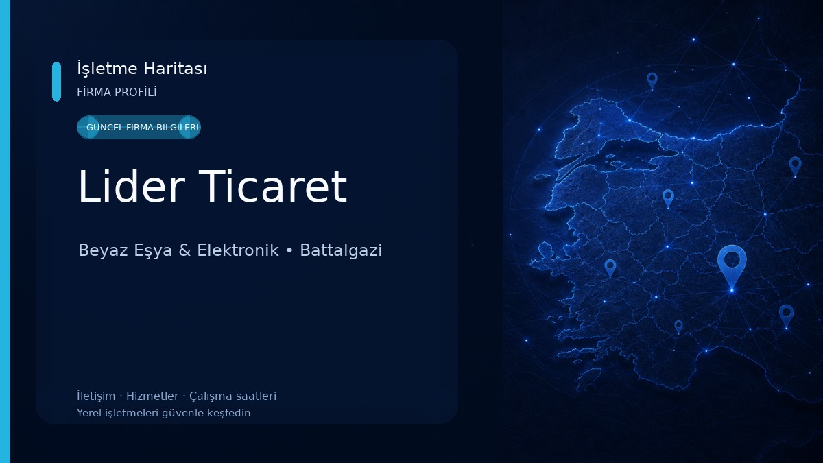 Lider Ticaret Beyaz Eşya & Elektronik