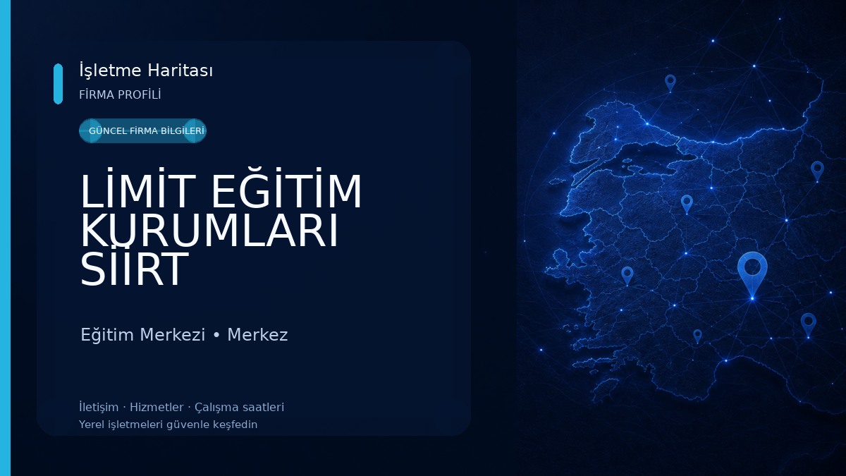 LİMİT EĞİTİM KURUMLARI SİİRT 