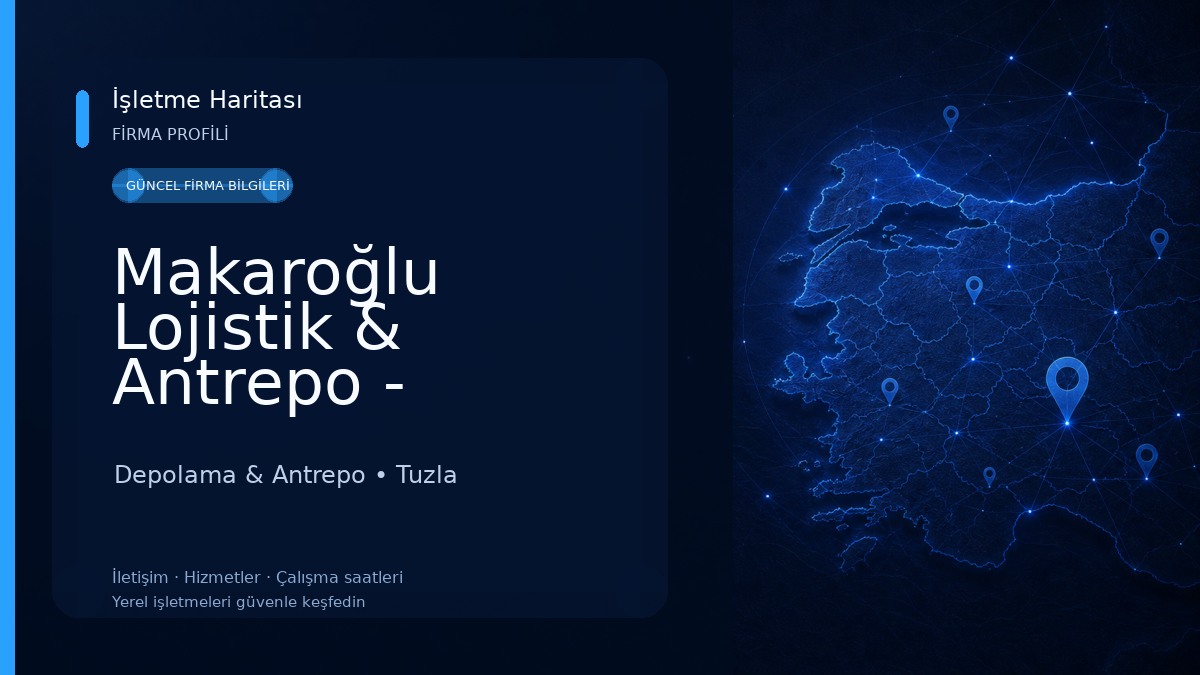 Makaroğlu Lojistik & Antrepo - İstanbul Erenköy Gümrüklü Antrepo