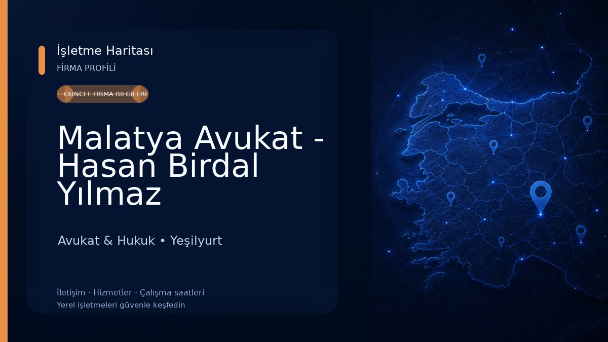 Malatya Avukat - Hasan Birdal Yılmaz 