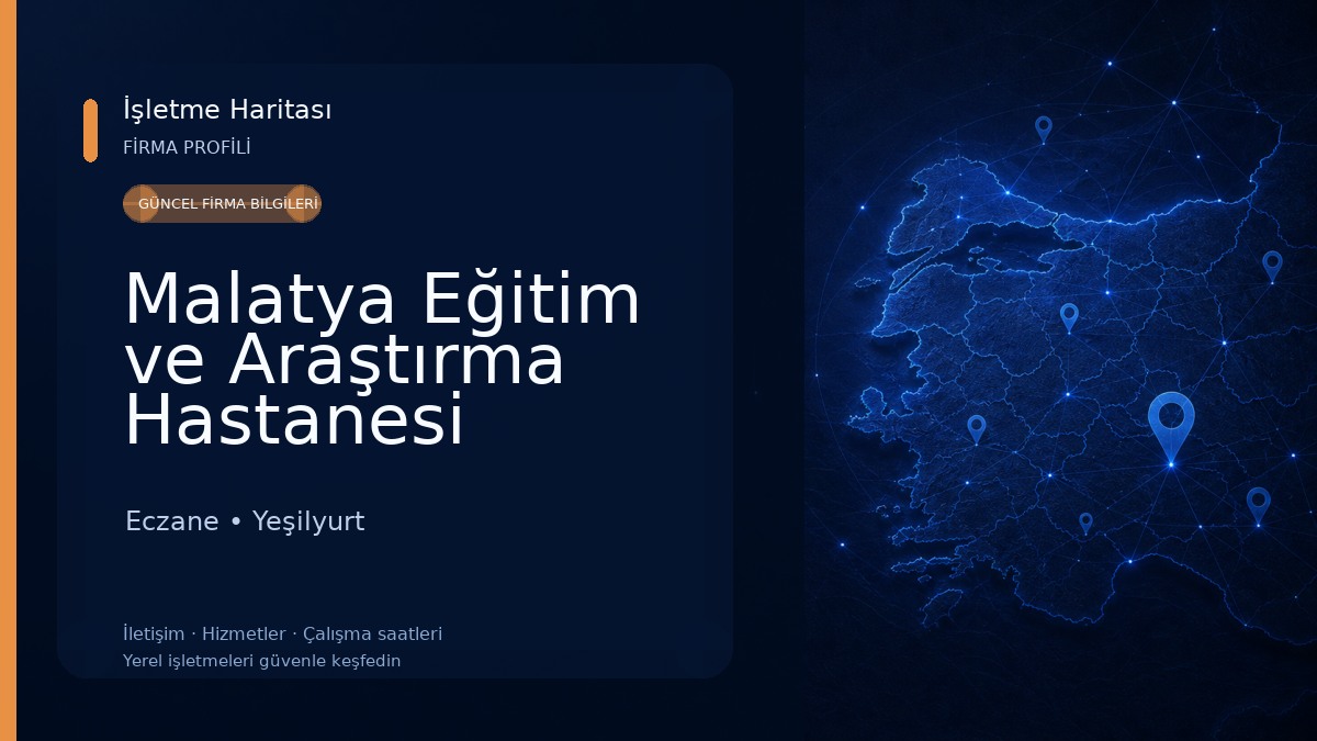 Malatya Eğitim ve Araştırma Hastanesi Eczane