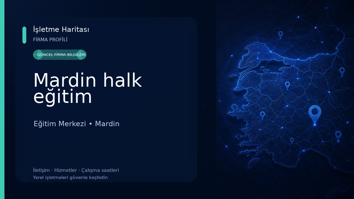 Mardin halk eğitim 