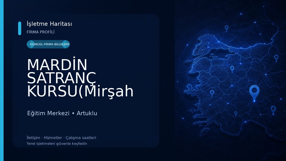 MARDİN SATRANÇ KURSU(Mirşah Satranç Kulübü))