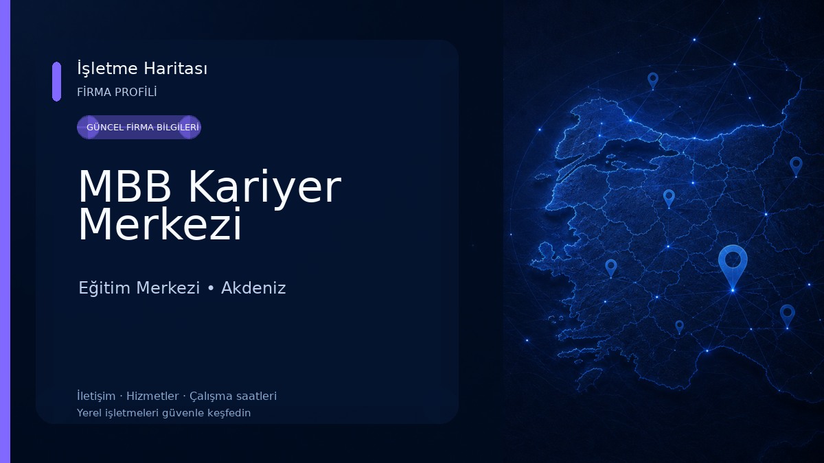 MBB Kariyer Merkezi Eğitim Merkezi