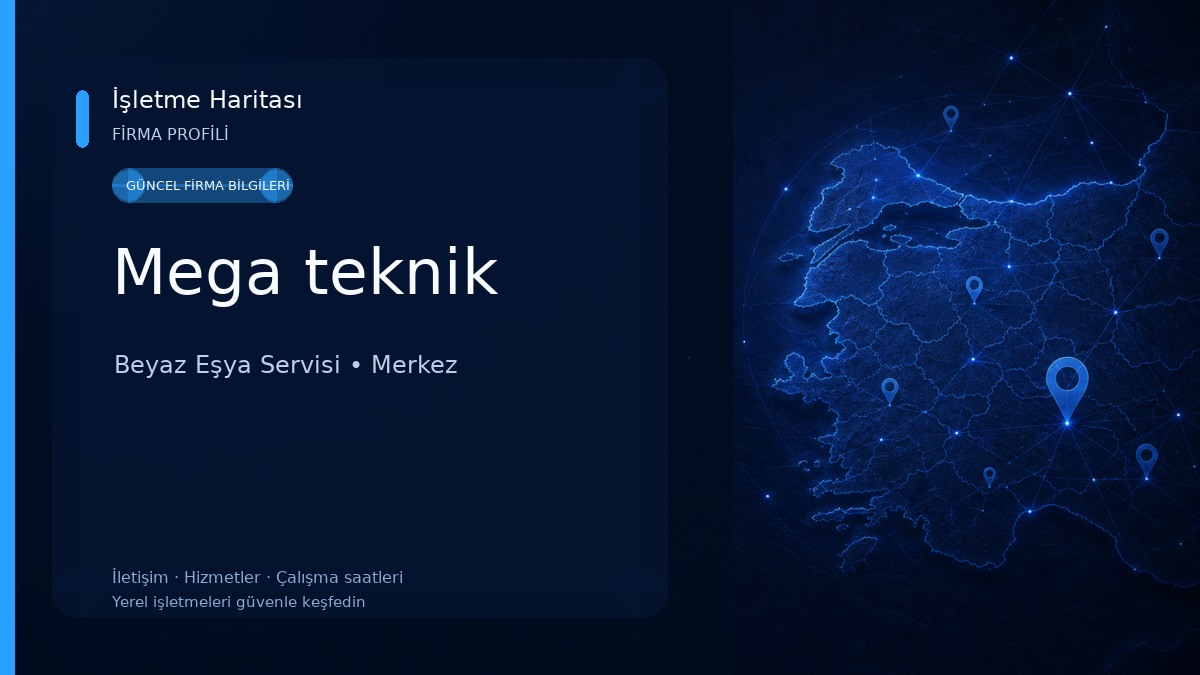 Mega teknik Beyaz Eşya Servisi