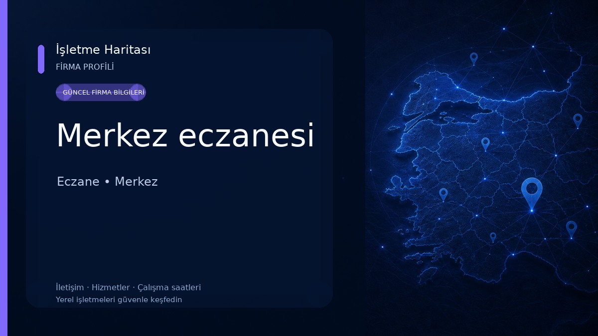 Merkez eczanesi