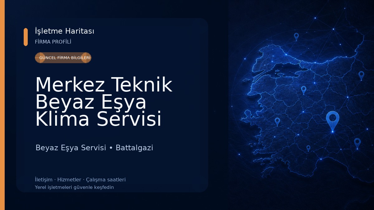 Merkez Teknik Beyaz Eşya Klima Servisi 