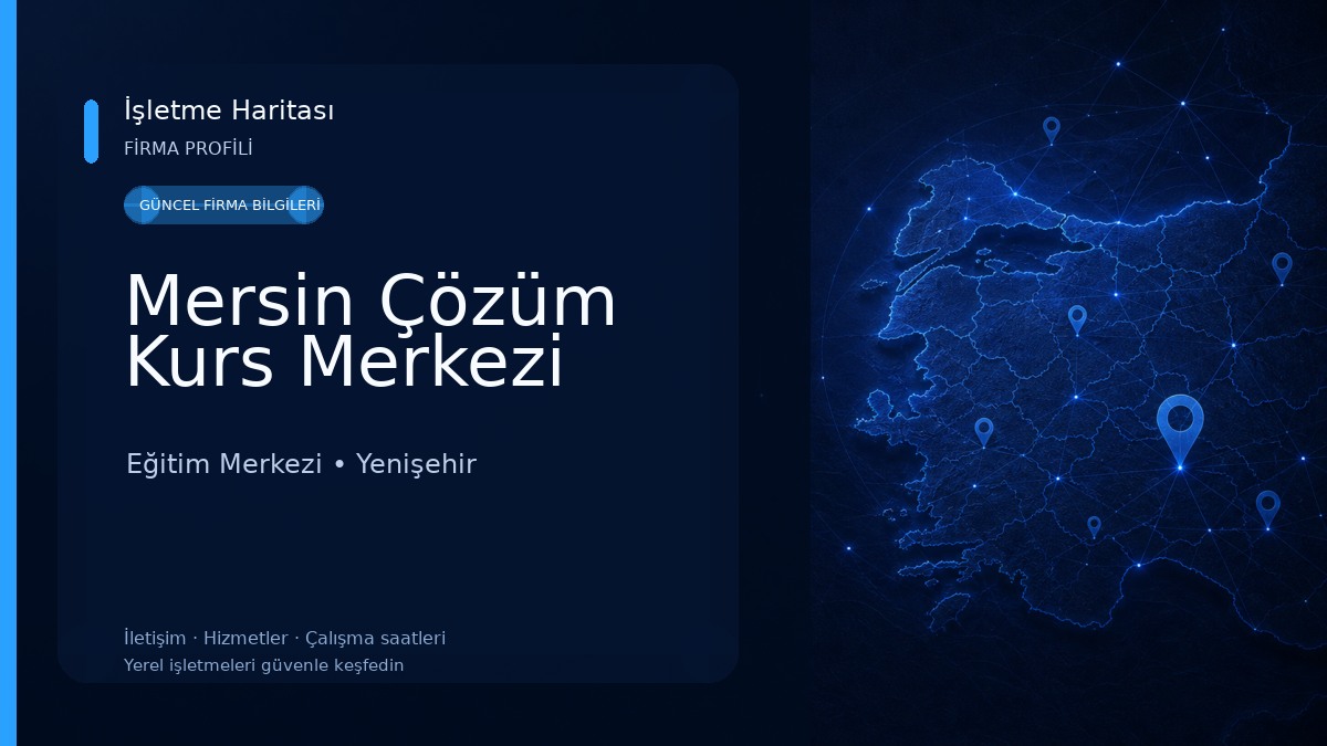 Mersin Çözüm Kurs Merkezi Eğitim Merkezi
