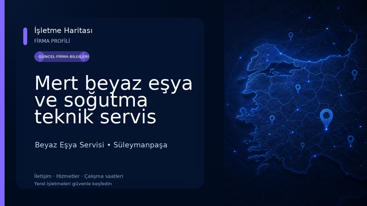 Mert beyaz eşya ve soğutma teknik servis Beyaz Eşya Servisi