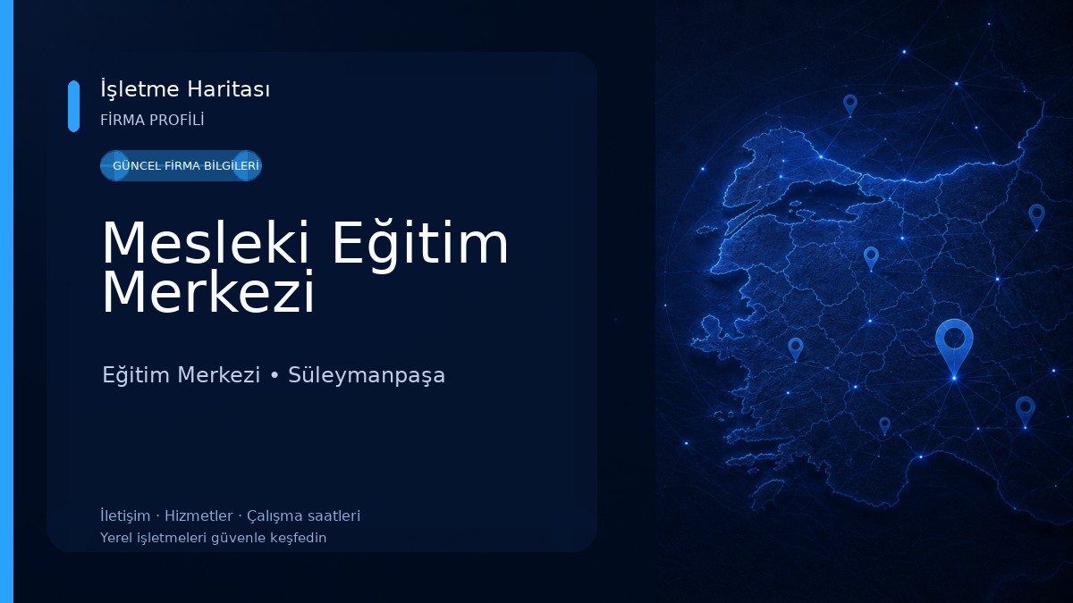 Mesleki Eğitim Merkezi Eğitim Merkezi