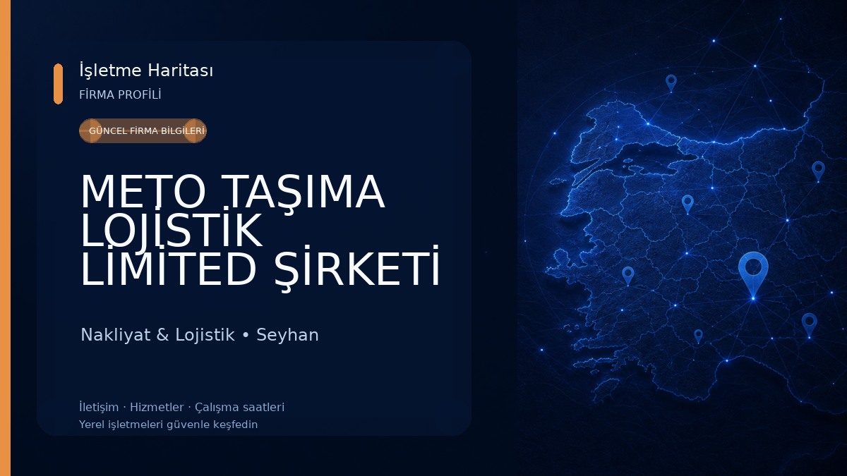 METO TAŞIMA LOJİSTİK LİMİTED ŞİRKETİ Nakliyat & Lojistik