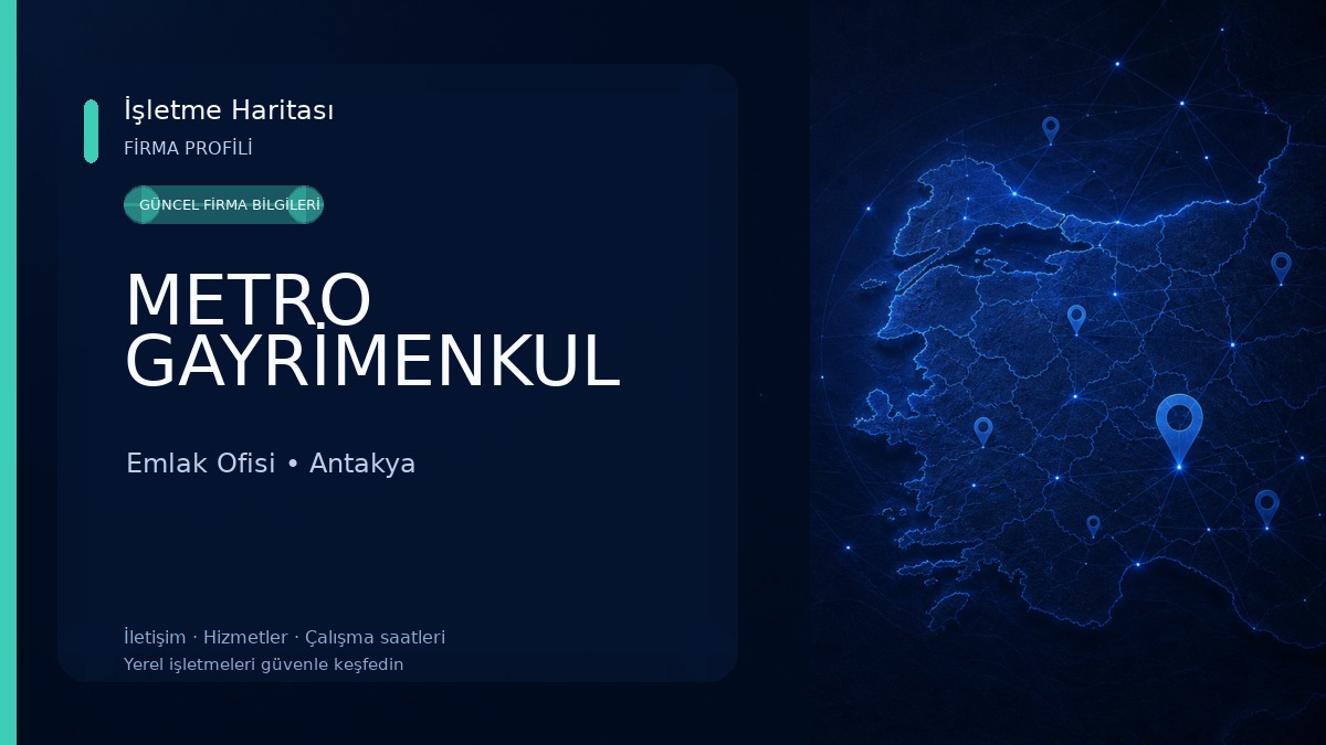 METRO GAYRİMENKUL Emlak Ofisi