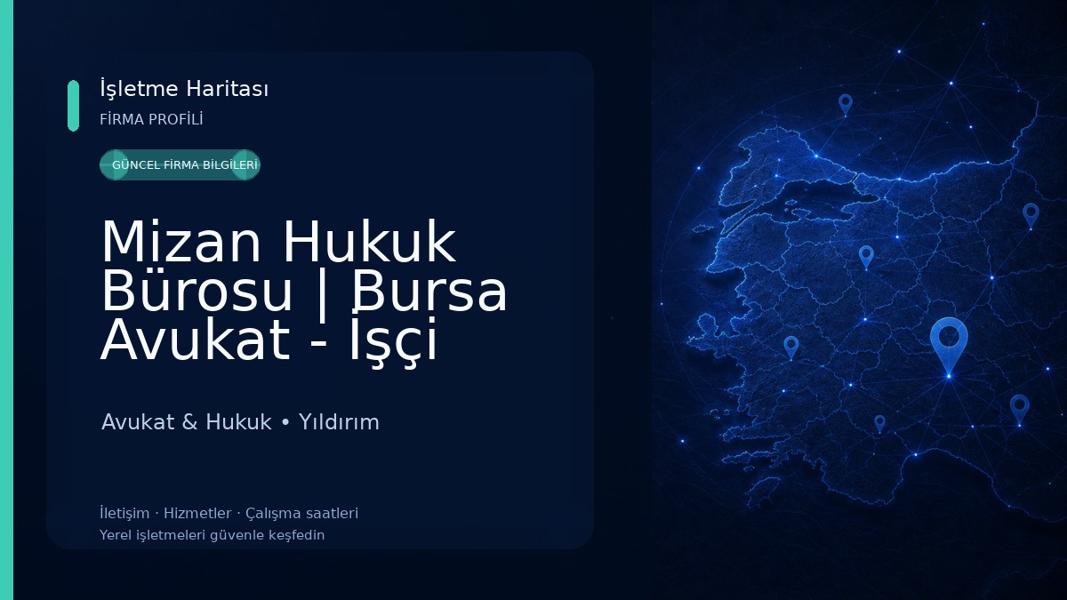 Mizan Hukuk Bürosu | Bursa Avukat - İşçi Hakları Avukatı - Ceza Avukatı - İcra Avukatı 
