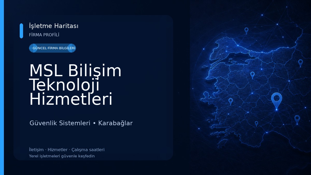 MSL Bilişim Teknoloji Hizmetleri Güvenlik Sistemleri
