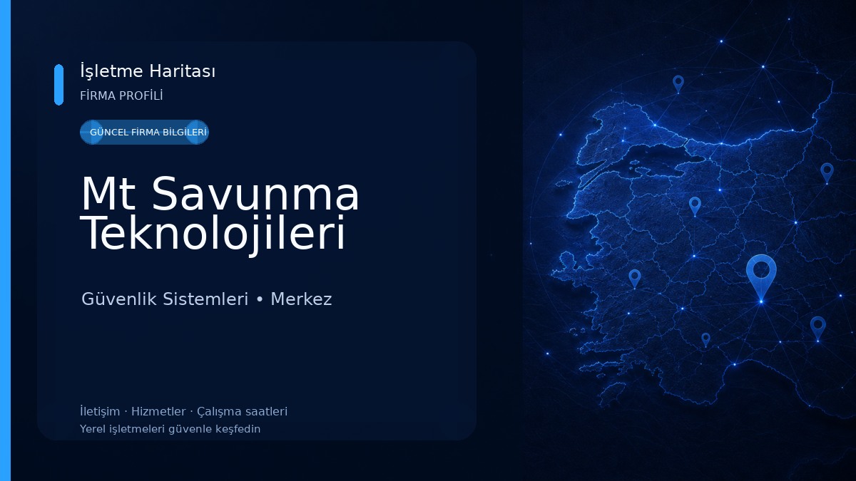 Mt Savunma Teknolojileri 