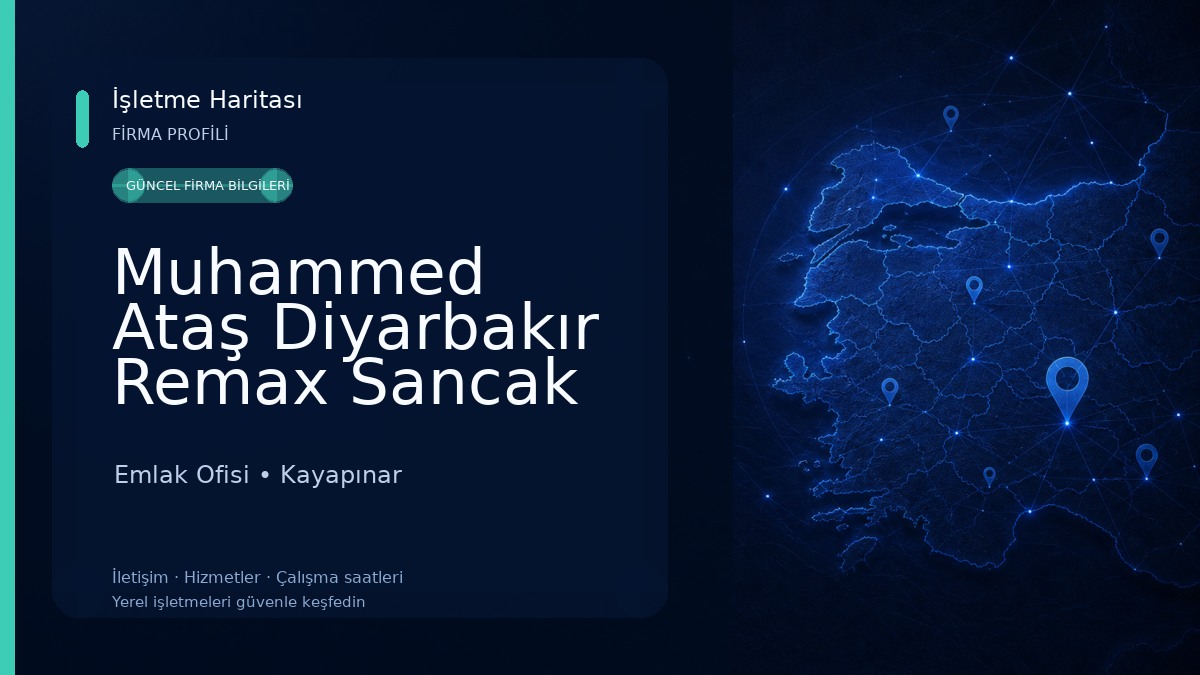 Muhammed Ataş Diyarbakır Remax Sancak