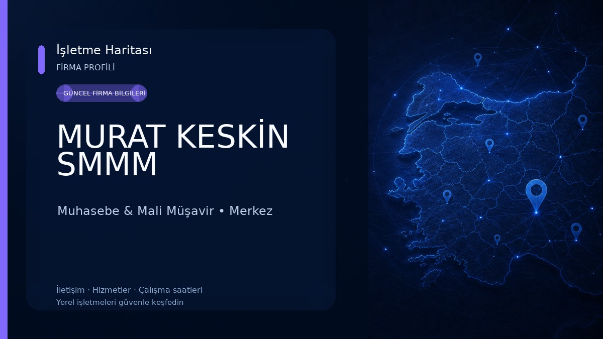MURAT KESKİN SMMM 