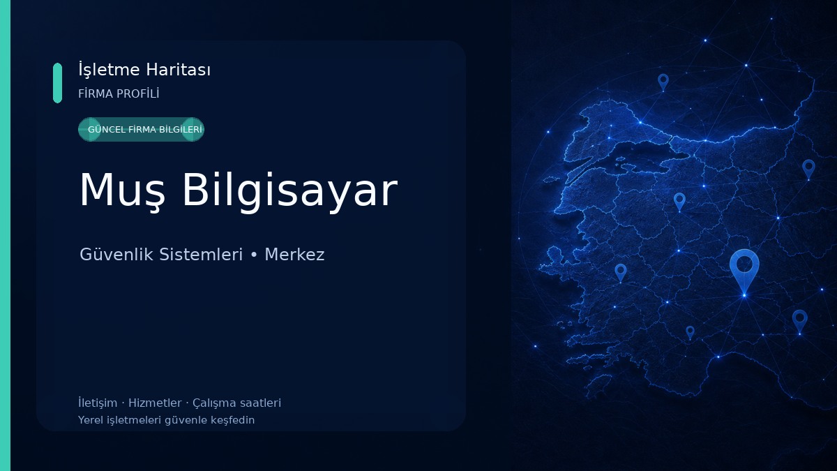 Muş Bilgisayar Güvenlik Sistemleri