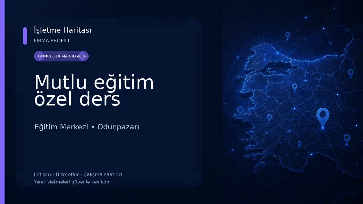 Mutlu eğitim özel ders 