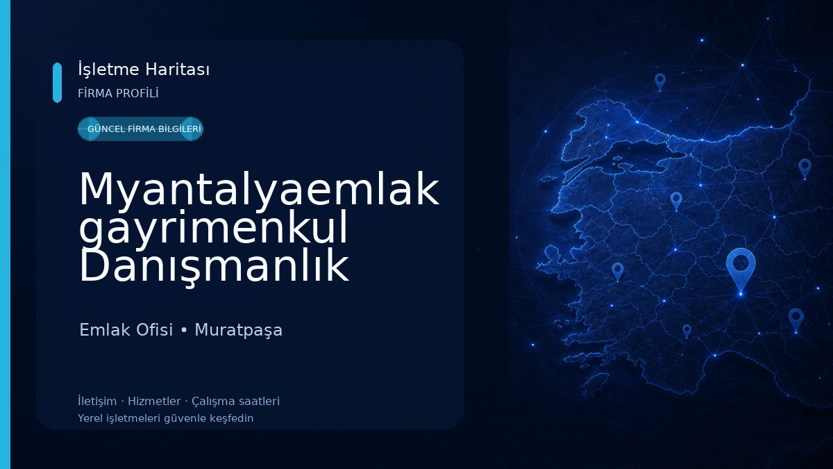 Myantalyaemlak gayrimenkul Danışmanlık Emlak Ofisi
