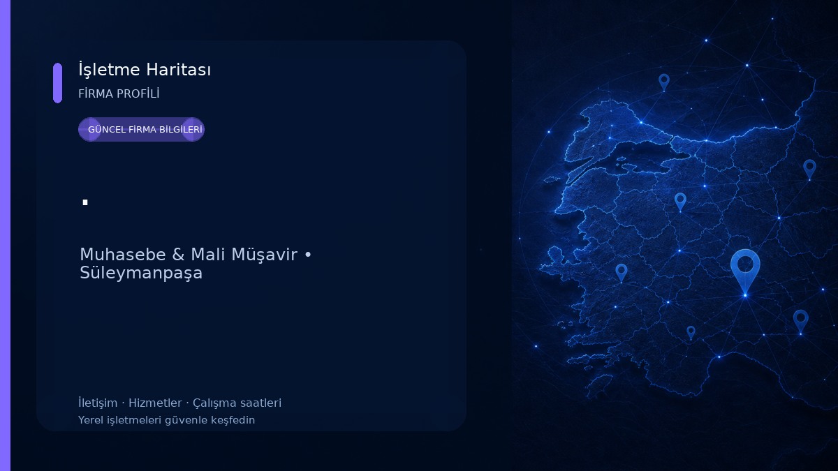 . Muhasebe & Mali Müşavir