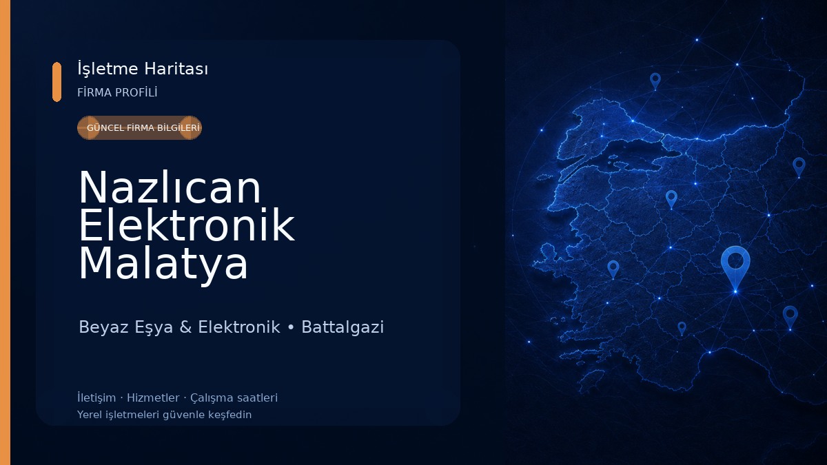 Nazlıcan Elektronik Malatya Televizyon Tamir Beyaz Eşya & Elektronik