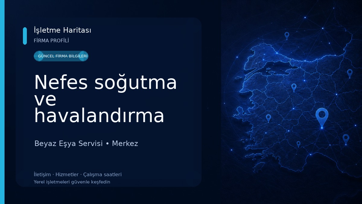 Nefes soğutma ve havalandırma