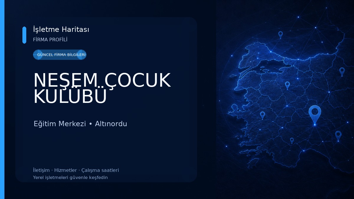 NEŞEM ÇOCUK KULÜBÜ Eğitim Merkezi