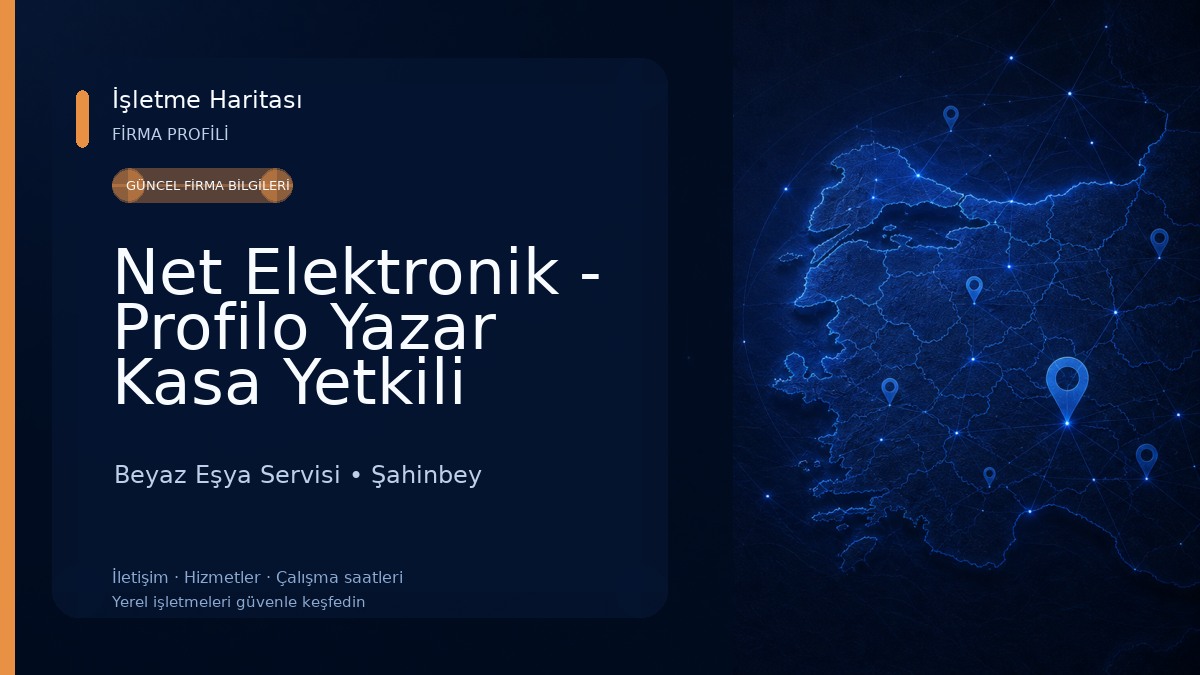 Net Elektronik - Profilo Yazar Kasa Yetkili Servis