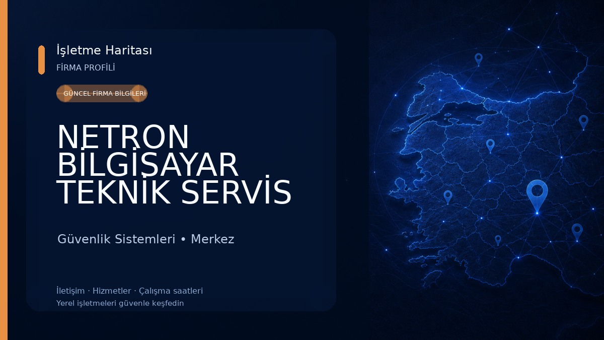 NETRON BİLGİSAYAR TEKNİK SERVİS Güvenlik Sistemleri