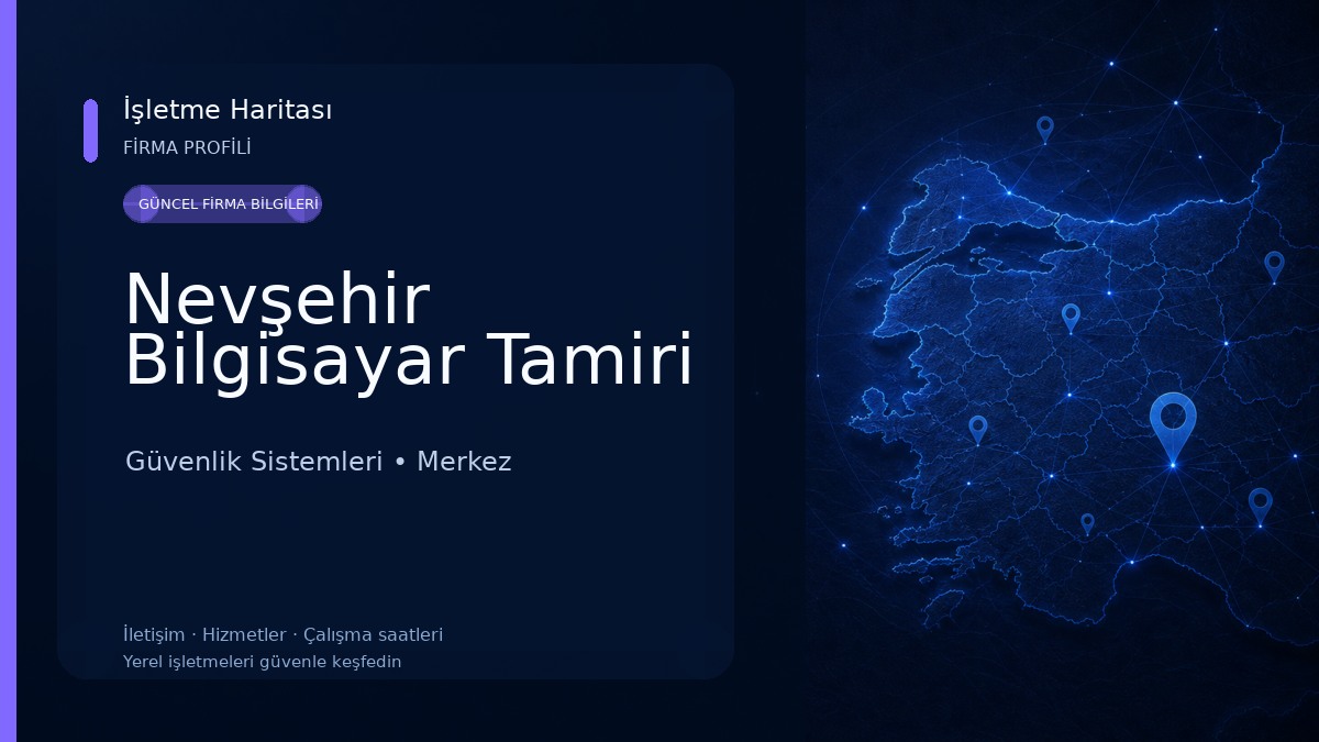 Nevşehir Bilgisayar Tamiri