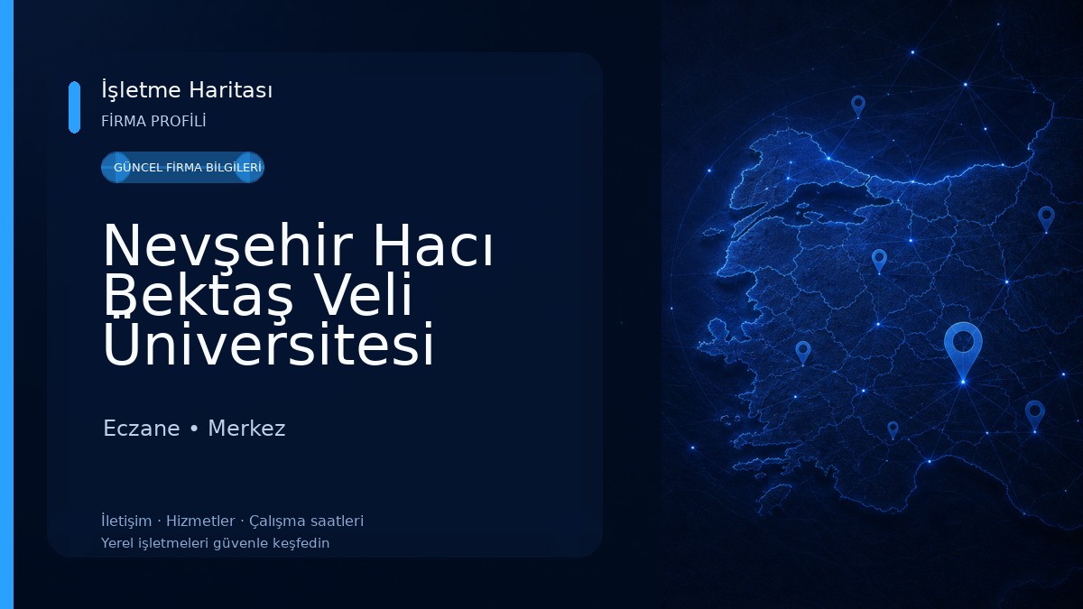 Nevşehir Hacı Bektaş Veli Üniversitesi Meslek Yüksek Okulu Eczane