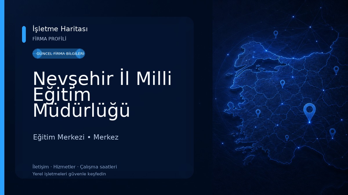 Nevşehir İl Milli Eğitim Müdürlüğü Eğitim Merkezi