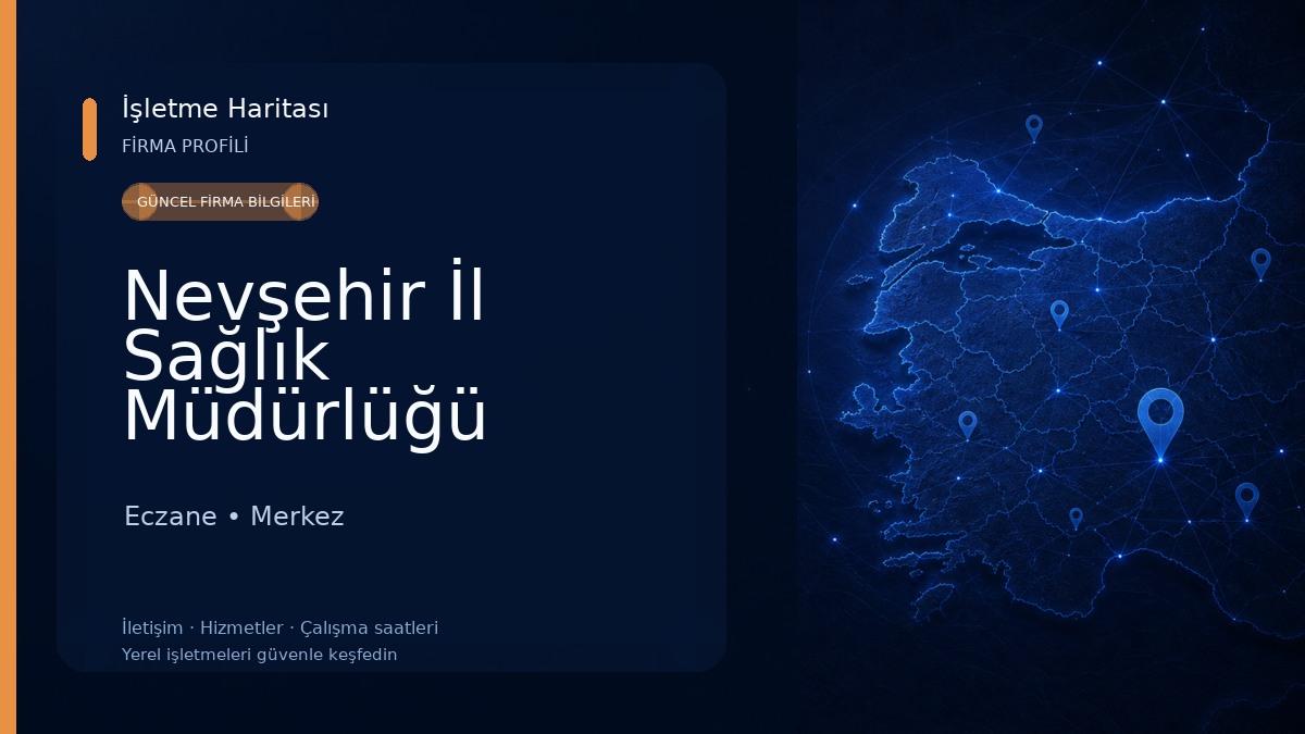 Nevşehir İl Sağlık Müdürlüğü