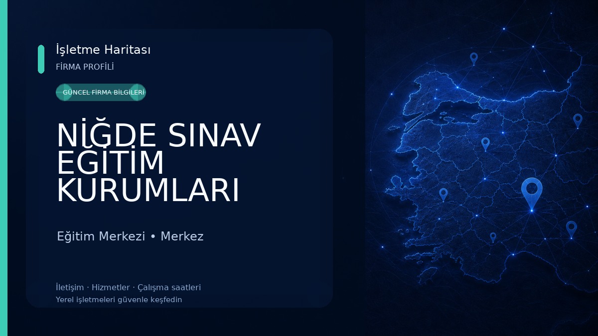 NİĞDE SINAV EĞİTİM KURUMLARI