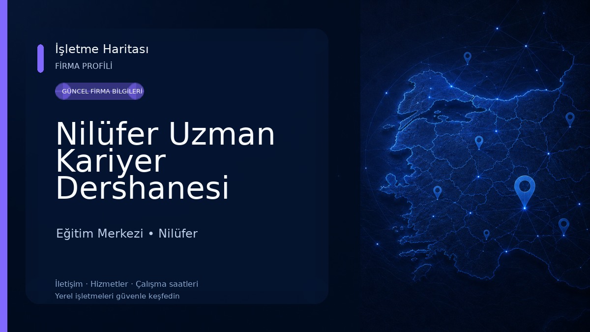 Nilüfer Uzman Kariyer Dershanesi Eğitim Merkezi