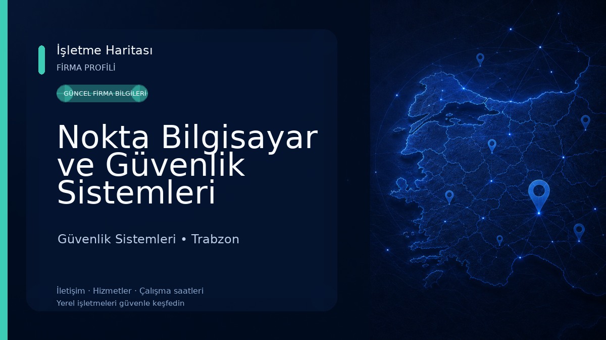 Nokta Bilgisayar ve Güvenlik Sistemleri Güvenlik Sistemleri